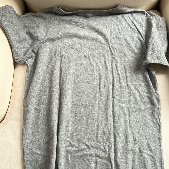 J. Crew Grey Fancy Pants Embroidered Tshirt Sz S - Picture 7 of 7